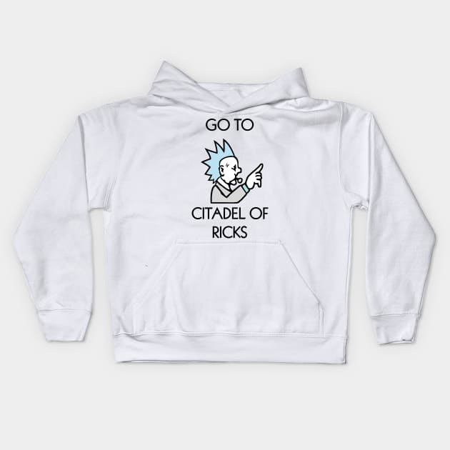 Go to Citadel of Ricks Kids Hoodie by Jawes